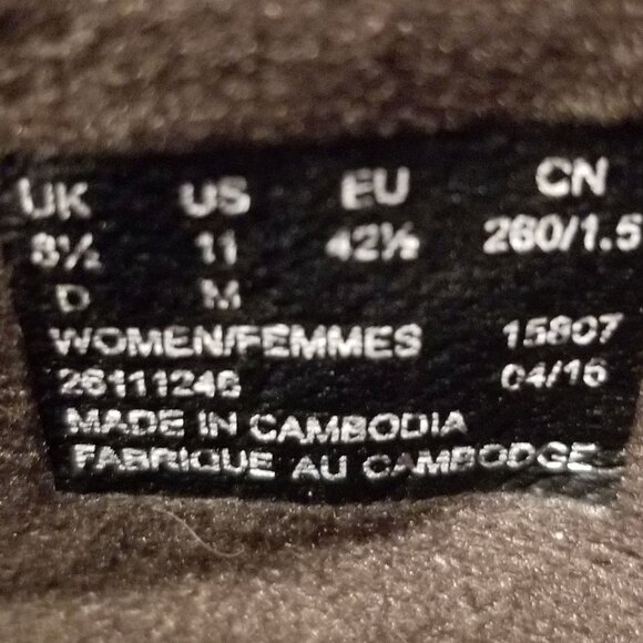 CLARKS COLLECTION 4" Heel Back Zip Ankle Booties Boots Brown Size 11M ~ 4374 - Picture 8 of 8